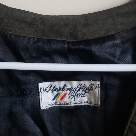 VNTG • Leather Vest • ft. buffalo backpatch and antler buttons • Sterling Sport - Picture 5 of 5